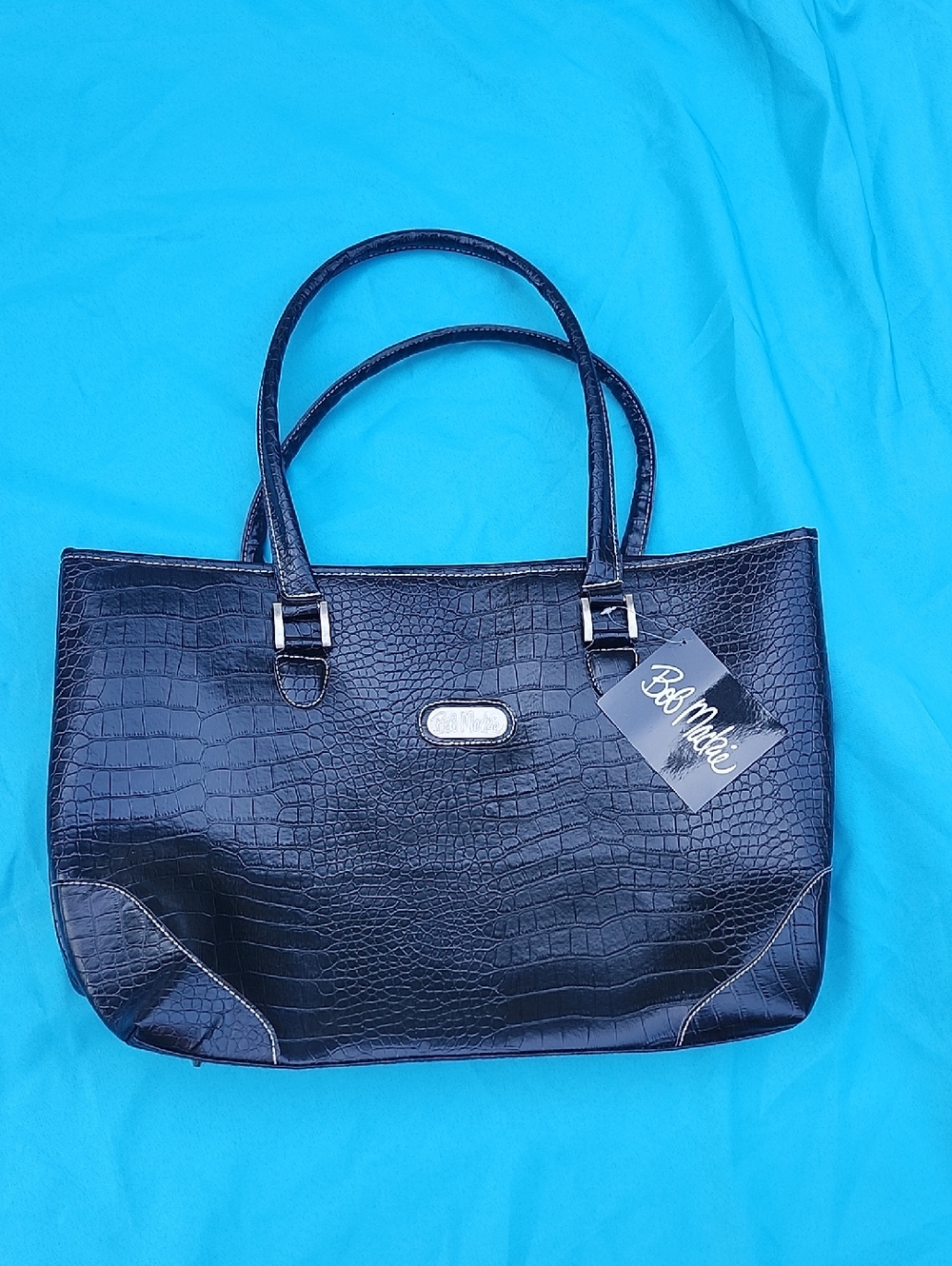 Bob Mackie Tote Hand Bag New! Black, Clean!